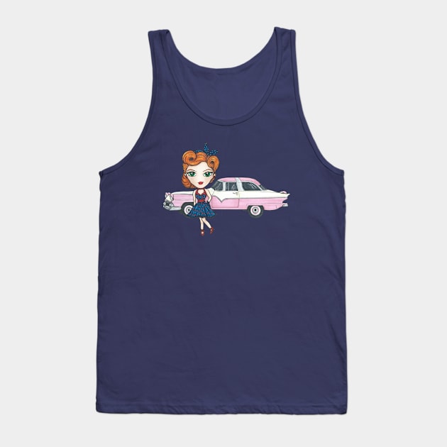 Rockabilly Girl Tank Top by LivStark